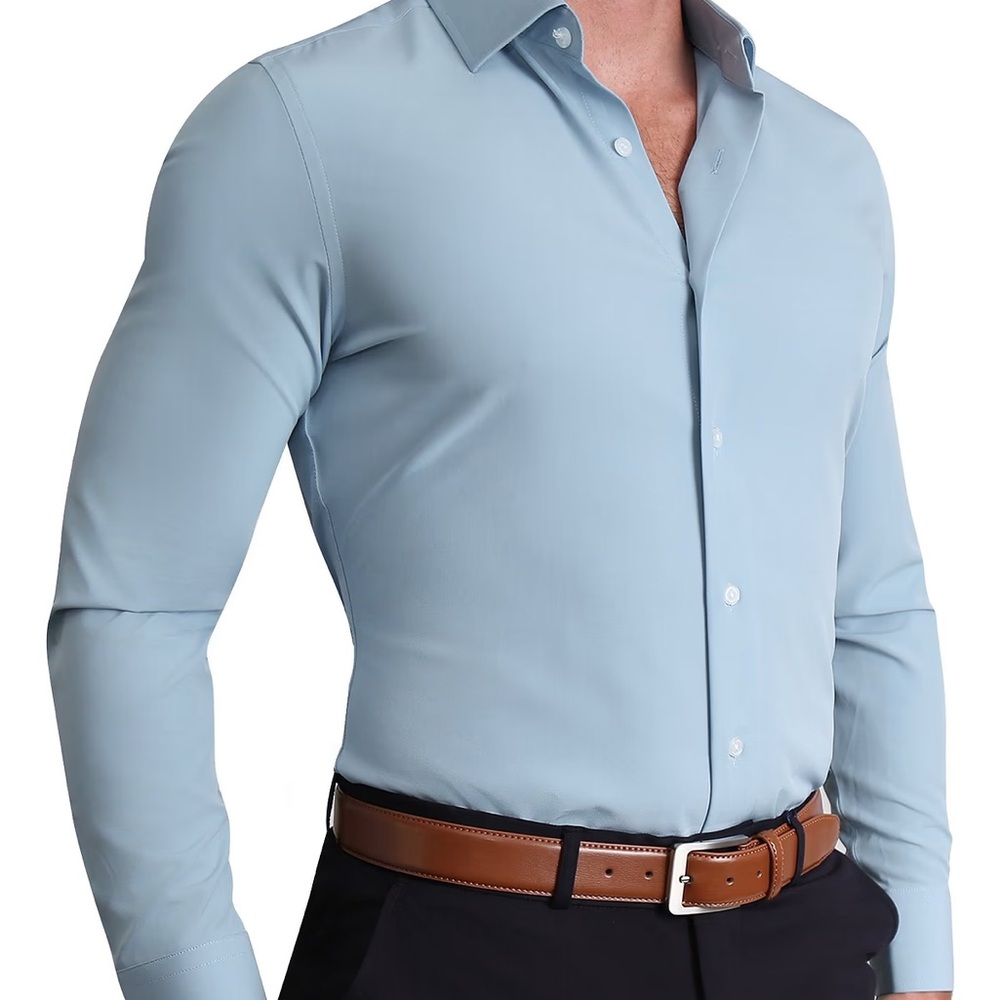 State and Liberty Bellamy Blue Dress Shirt